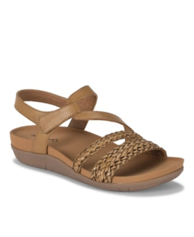 Shop Baretraps Women's Jalen Asymmetrical Flat Sandals In Caramel
