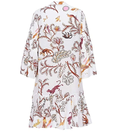 Shop Dorothee Schumacher Tree Of Life Dress In Cream
