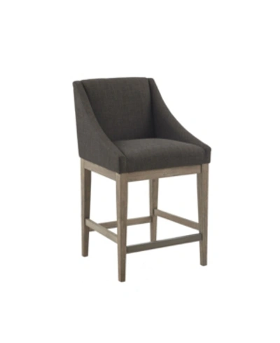 Shop Madison Park Simon Counter Stool In Charcoal