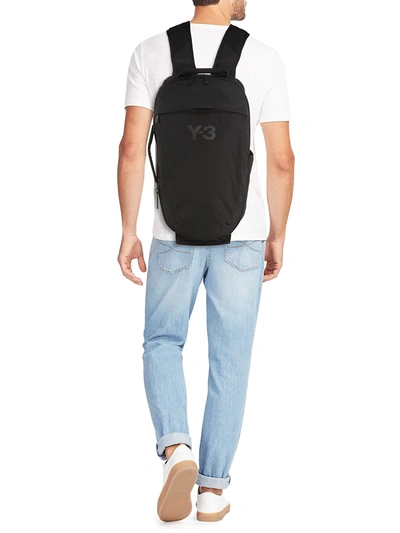 Shop Yohji Yamamoto Classic Backpack In Black