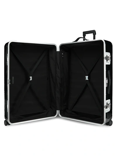 Shop Fpm Men's Bank Light Check-in Spinner Suitcase In Licorice