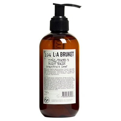 Shop L:a Bruket Small Grapefruit Leaf Hand And Body Wash 240ml