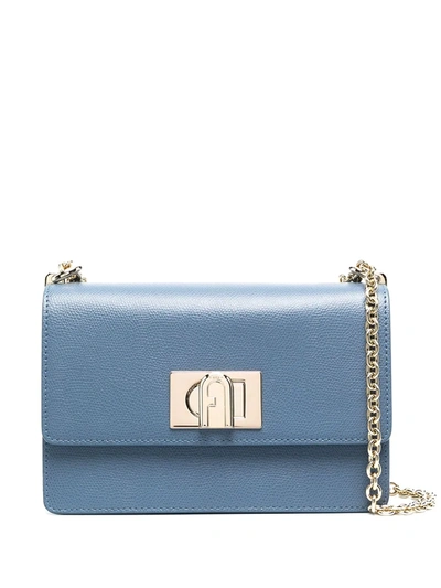 Shop Furla Mini 1927 Crossbody Bag In Blue