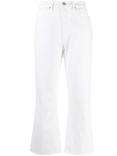 Shop 3x1 High-waisted Jeans In White