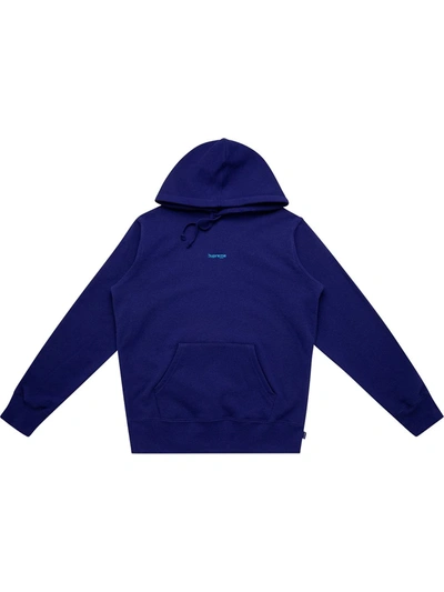 Shop Supreme Digital Logo Hoodie In Blue