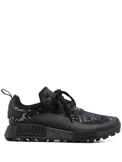 Shop Adidas Originals Nmd_r1 Trail Gore-tex Chunky Sneakers In Black