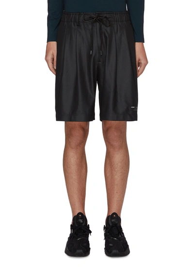 Shop Attachment Drawstring Jersey Shorts In Black