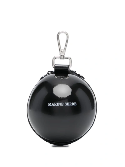 Shop Marine Serre Micro Ball Bag In Black