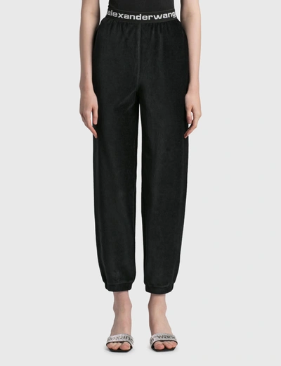 Shop Alexander Wang T Stretch Corduroy Pants In Black