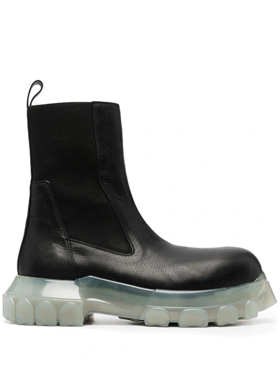 Shop Rick Owens Bozo Beatle Boots In Black