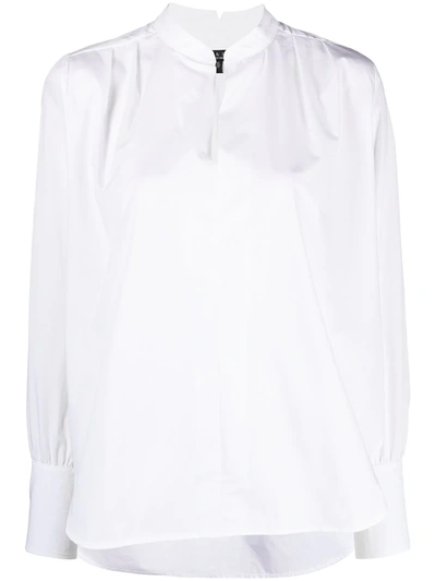 Shop Rag & Bone Carly Poplin Cotton Blouse In White