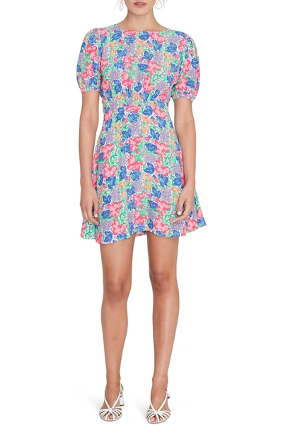 Shop Faithfull The Brand Sidonie Floral Minidress In Jemima Floral Print