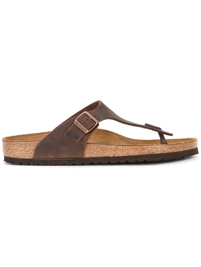 Shop Birkenstock Gizeh Leather Sandals