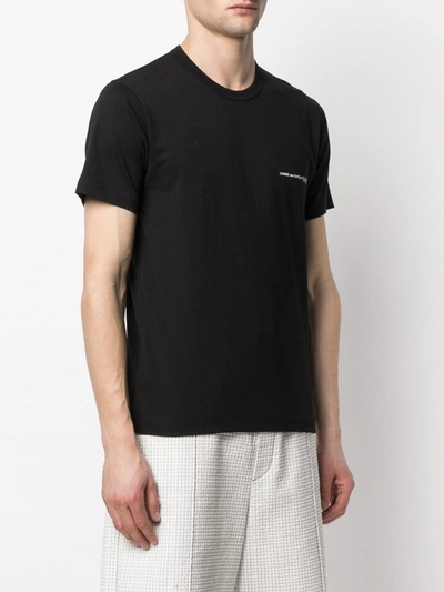 Shop Comme Des Garçons Shirt Cotton T-shirt In Black