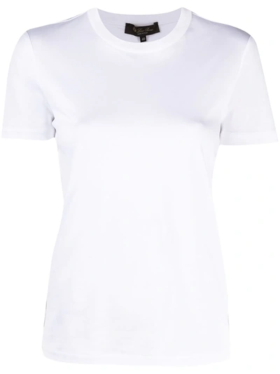 Shop Loro Piana Crew-neck Fitted T-shirt In White