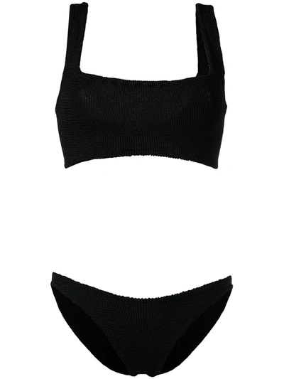 Shop Hunza G Xandra Bikini Set In Black