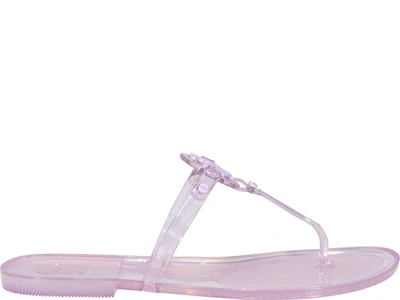 Shop Tory Burch Miller Sandals In Lilac
