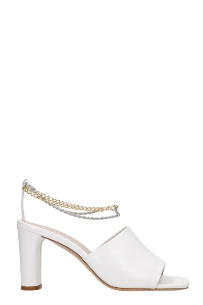 Shop Kalda Inez Sandals In White Leather