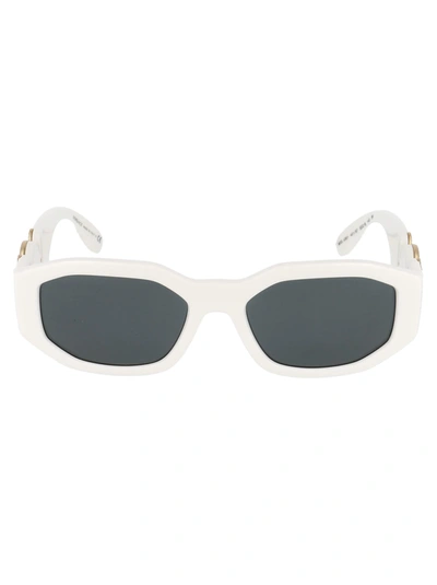 Versace Ve4425u White Sunglasses In 401/87 White