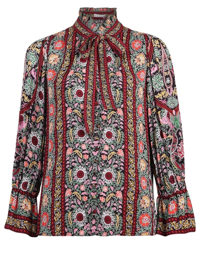 Shop Alice And Olivia Printed Shirt In Multi