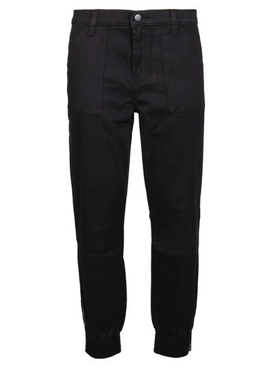 Shop J Brand Jeans Arkin Zip Ankle Jogger In Black