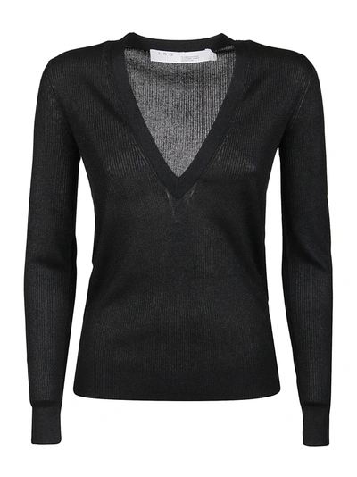 Shop Iro Sweater Inaba In Black