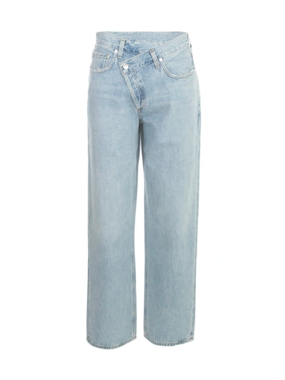 Shop Agolde Criss Cross Jeans In Suburbia