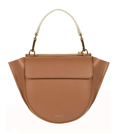 Shop Wandler Hortensia Mini Shoulder Bag In Amber