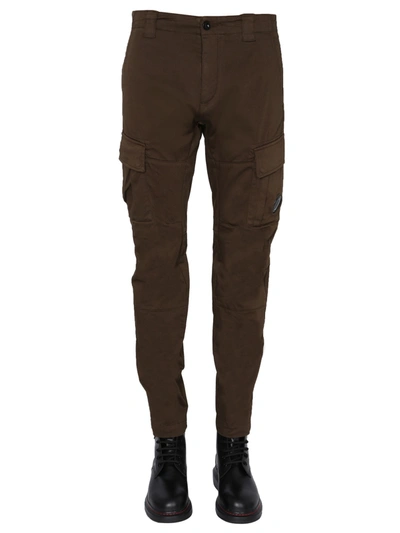 Shop C.p. Company Cargo Pants In Green