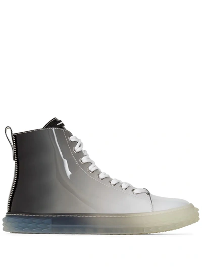 Shop Giuseppe Zanotti Blabber High-top Sneakers In Grey