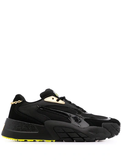 Shop Puma Hedra Low-top Sneakers In Black