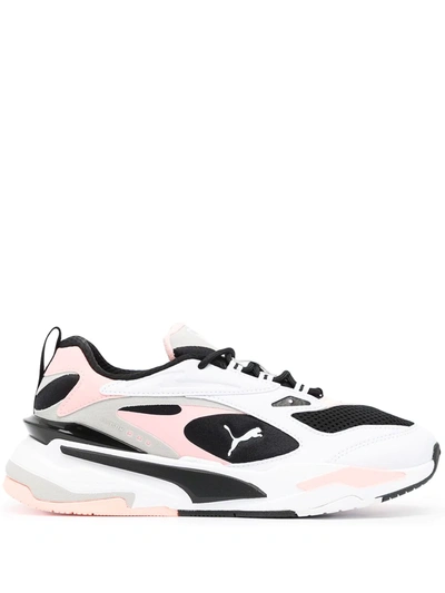 Shop Puma Rs Fast Colour-block Sneakers In Pink