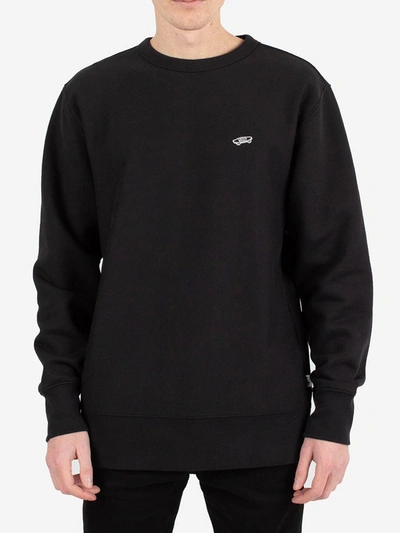 Shop Vans Og Crew Sweatshirt In Black