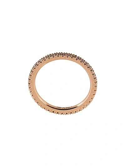 Shop Alinka '' Eternity Band Full Surround Ring In Metallic