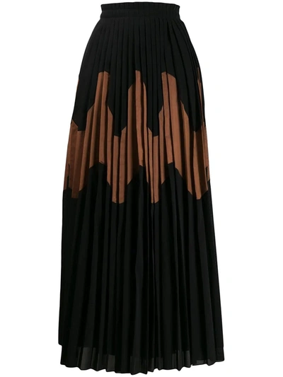 Shop Jil Sander Malindy Pleated Skirt In Black