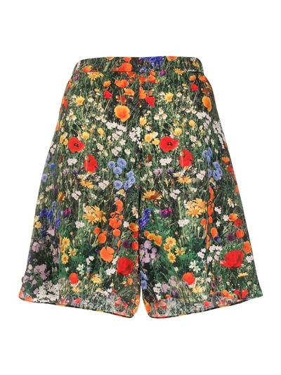 Shop Stella Mccartney Flared Shorts In Multicolor