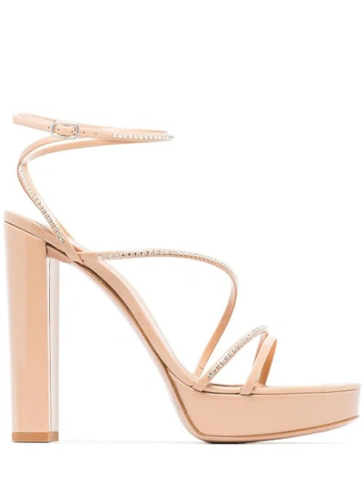 Shop Gianvito Rossi Seline Sandal In Pink