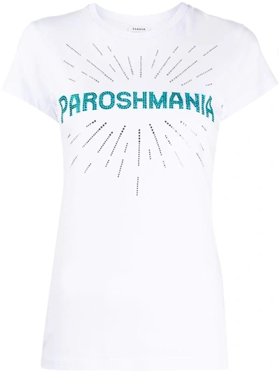 Shop P.a.r.o.s.h T-shirt With Strass In White