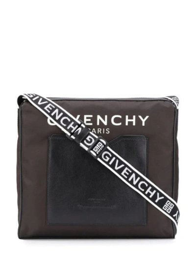 Shop Givenchy 4g Messenger Bag In Black