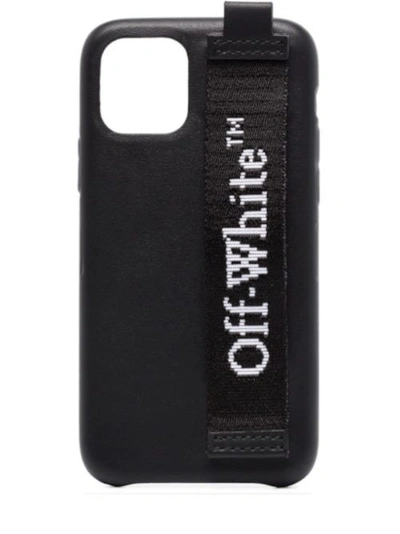 Shop Off-white Industrial Logo Iphone 11 Pro Case In Black
