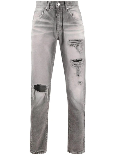 Shop Off-white Grey Denim Pants