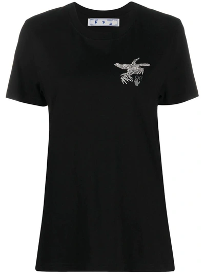 Shop Off-white Birds Arrow T-shirt In Black