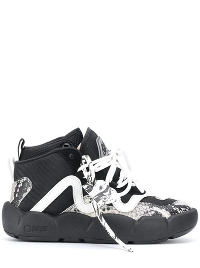 Shop Off-white Chlorine Boot Sneakers In Black