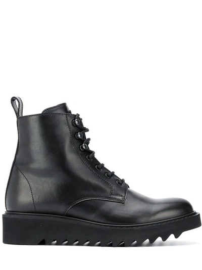Shop Giuseppe Zanotti Bassline Ankle Boots In Black