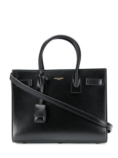 Shop Saint Laurent Black Sac De Jour Small Tote Bag In Nero