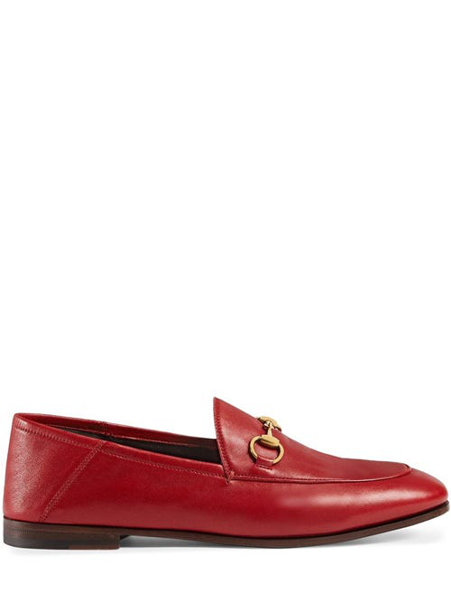 leather horsebit loafer