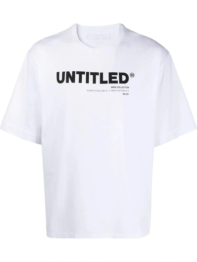 Shop Neil Barrett Untitled T-shirt In White