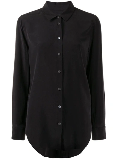Shop Equipment Essentail Silk Shirt In Black