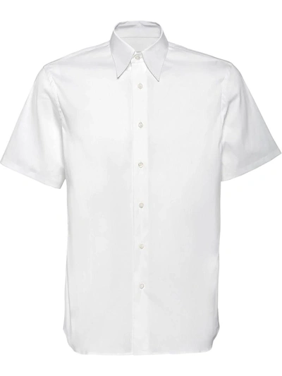 Shop Prada Short-sleeved Shirt In White