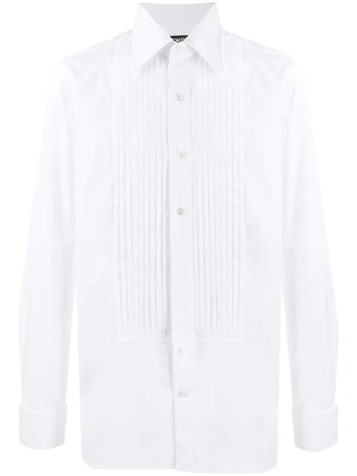 Shop Tom Ford White French Collar Shirt